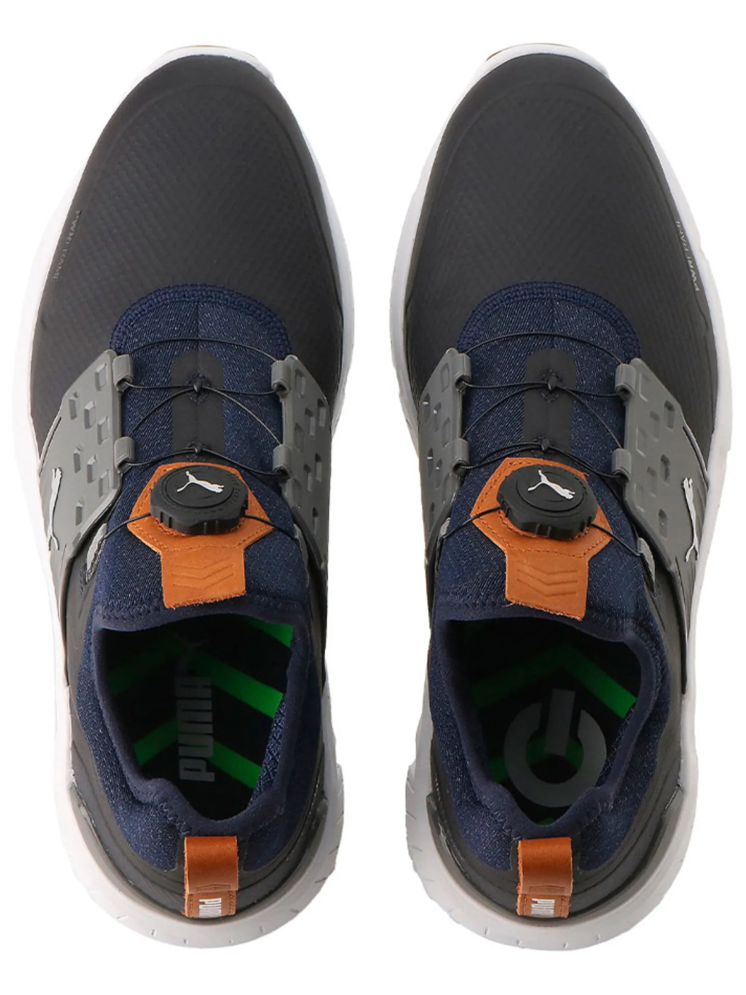 Puma Clearance Shoes|IGNITE ARTICULATE DISC Golf Shoes - Peacoat/ Silver/Quiet Shade