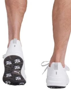 Puma Mens Golf Shoes|IGNITE Elevate 2 Tour Golf Shoes - White/ Black