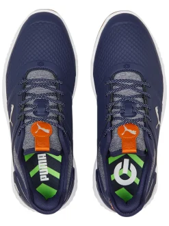 Puma Clearance Shoes|IGNITE Elevate Wide Golf Shoes - Navy/ Silver