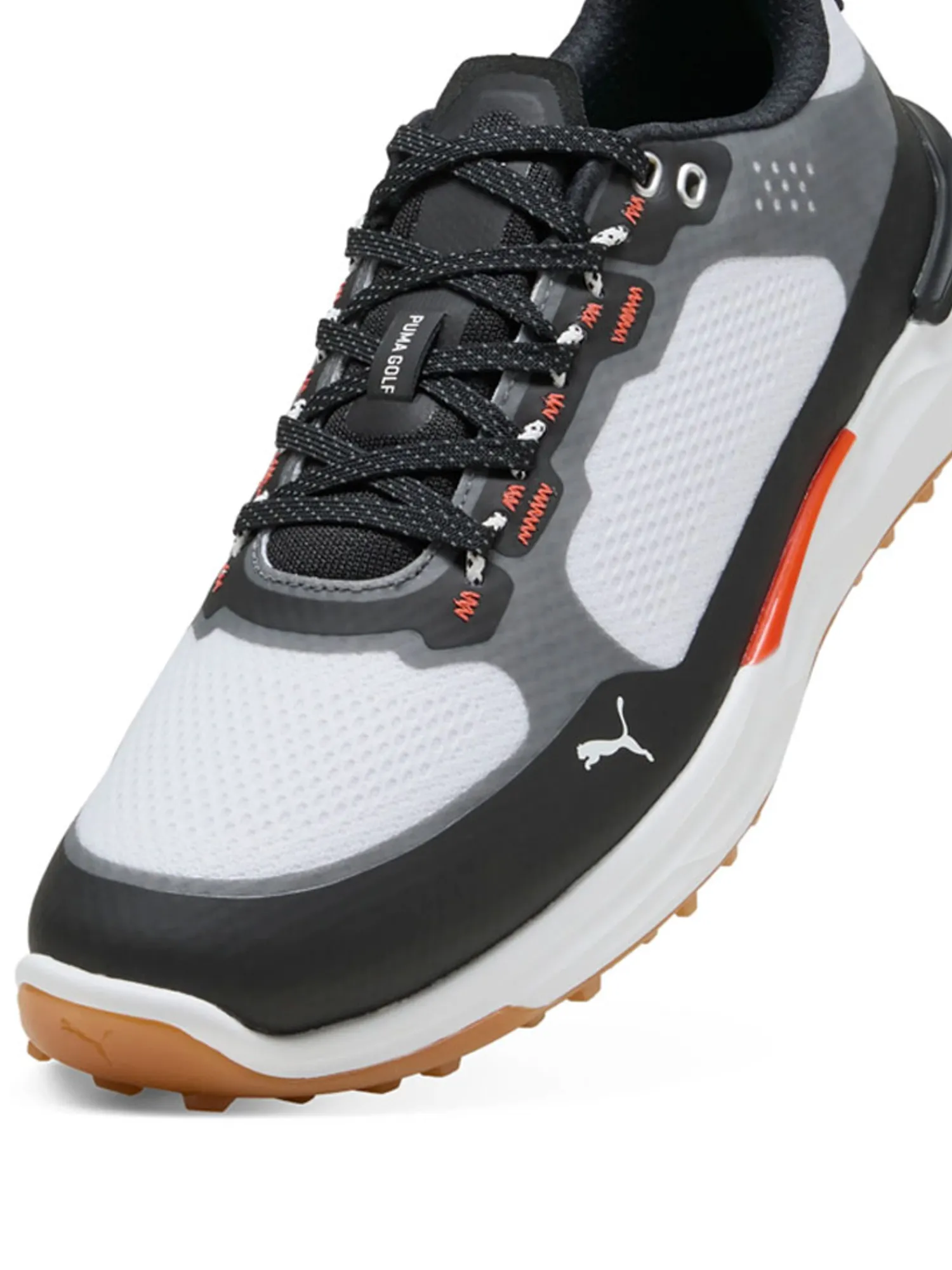 Puma Mens Golf Shoes|IGNITE Elevate X Spikeless Golf Shoes - White/ Black