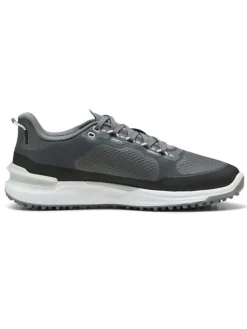 Puma Mens Golf Shoes|IGNITE Elevate X Spikeless Golf Shoes - Slate Sky/ Black/Ash Grey