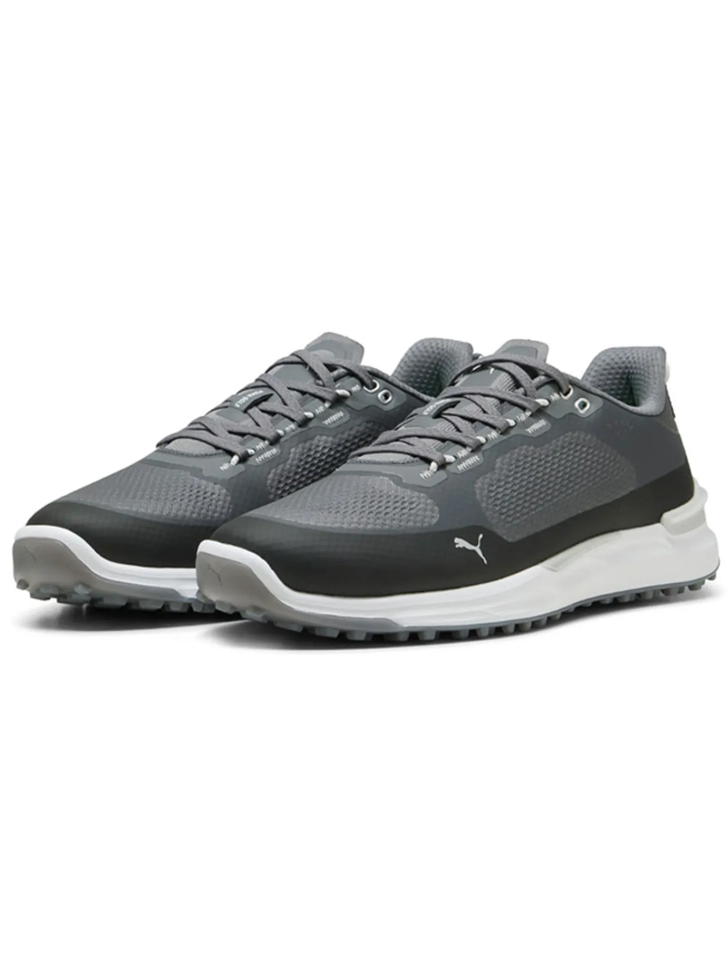 Puma Mens Golf Shoes|IGNITE Elevate X Spikeless Golf Shoes - Slate Sky/ Black/Ash Grey