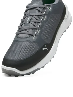 Puma Mens Golf Shoes|IGNITE Elevate X Spikeless Golf Shoes - Slate Sky/ Black/Ash Grey