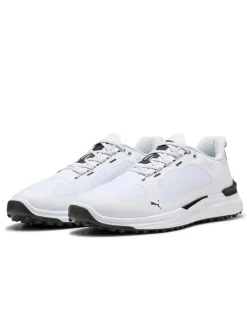 Puma Mens Golf Shoes|IGNITE Elevate X Spikeless Golf Shoes - White/ Black/ White