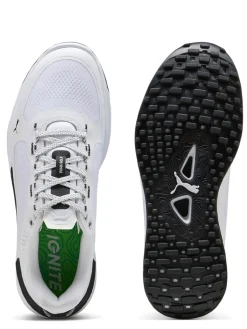 Puma Mens Golf Shoes|IGNITE Elevate X Spikeless Golf Shoes - White/ Black/ White