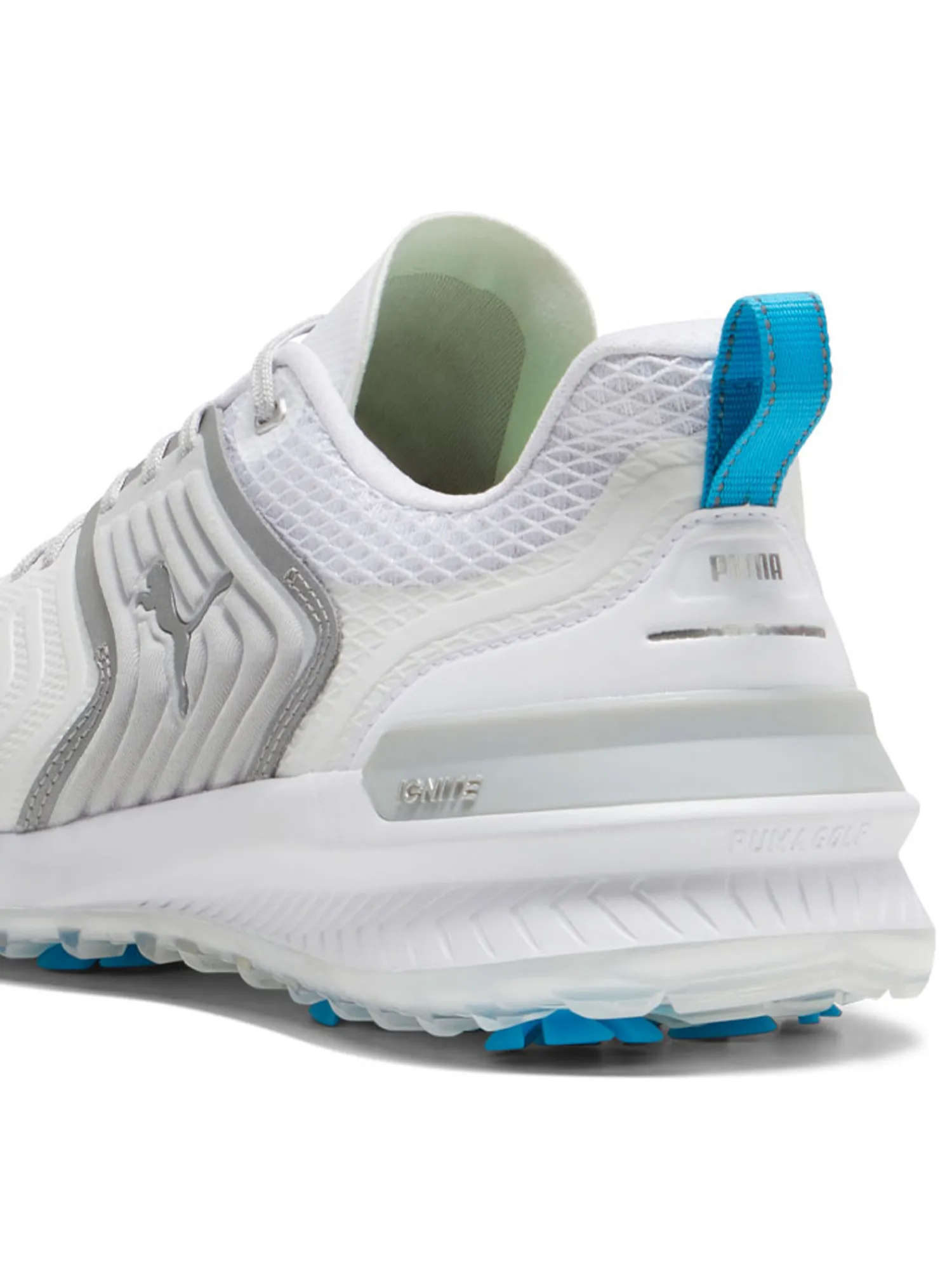 Puma Clearance Shoes|IGNITE Innovate Wide Golf Shoes - White/Cool Light Grey