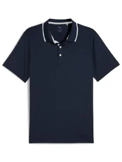 Puma Shirts|MATTR Elevated Solid Polo - Deep Navy