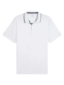 Puma Shirts|MATTR Elevated Solid Polo - White Glow
