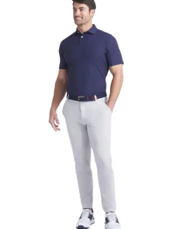 Puma Shirts|MATTR Houndstooth Golf Polo - Deep Navy