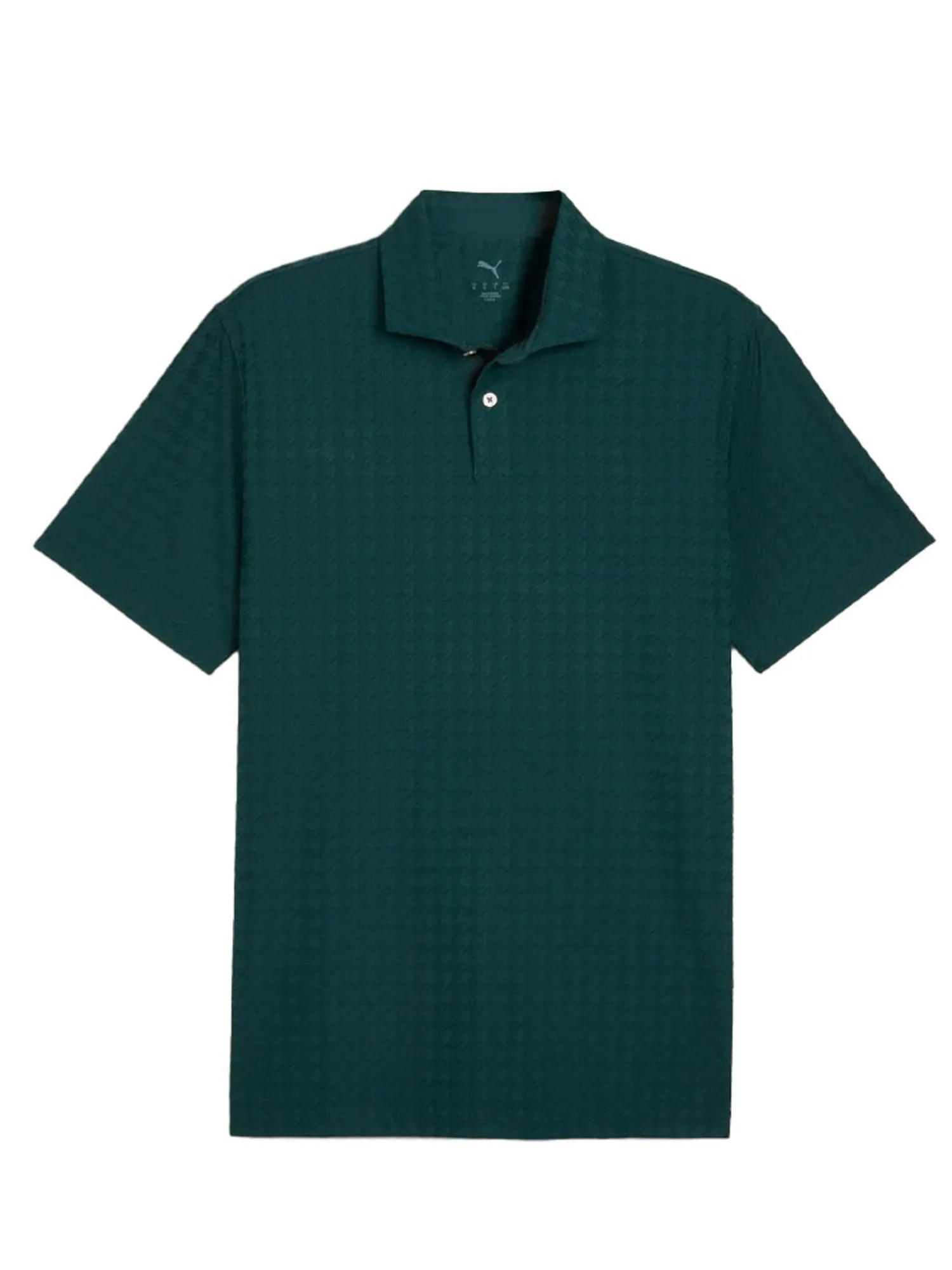 Puma Shirts|MATTR Houndstooth Golf Polo - Green Terrain