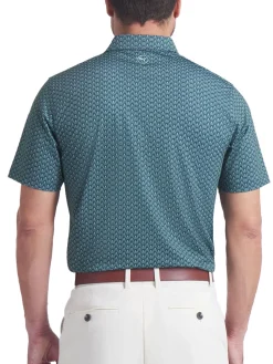 Puma Shirts|MATTR Lotus Golf Polo - Green Terrain/Light Moss