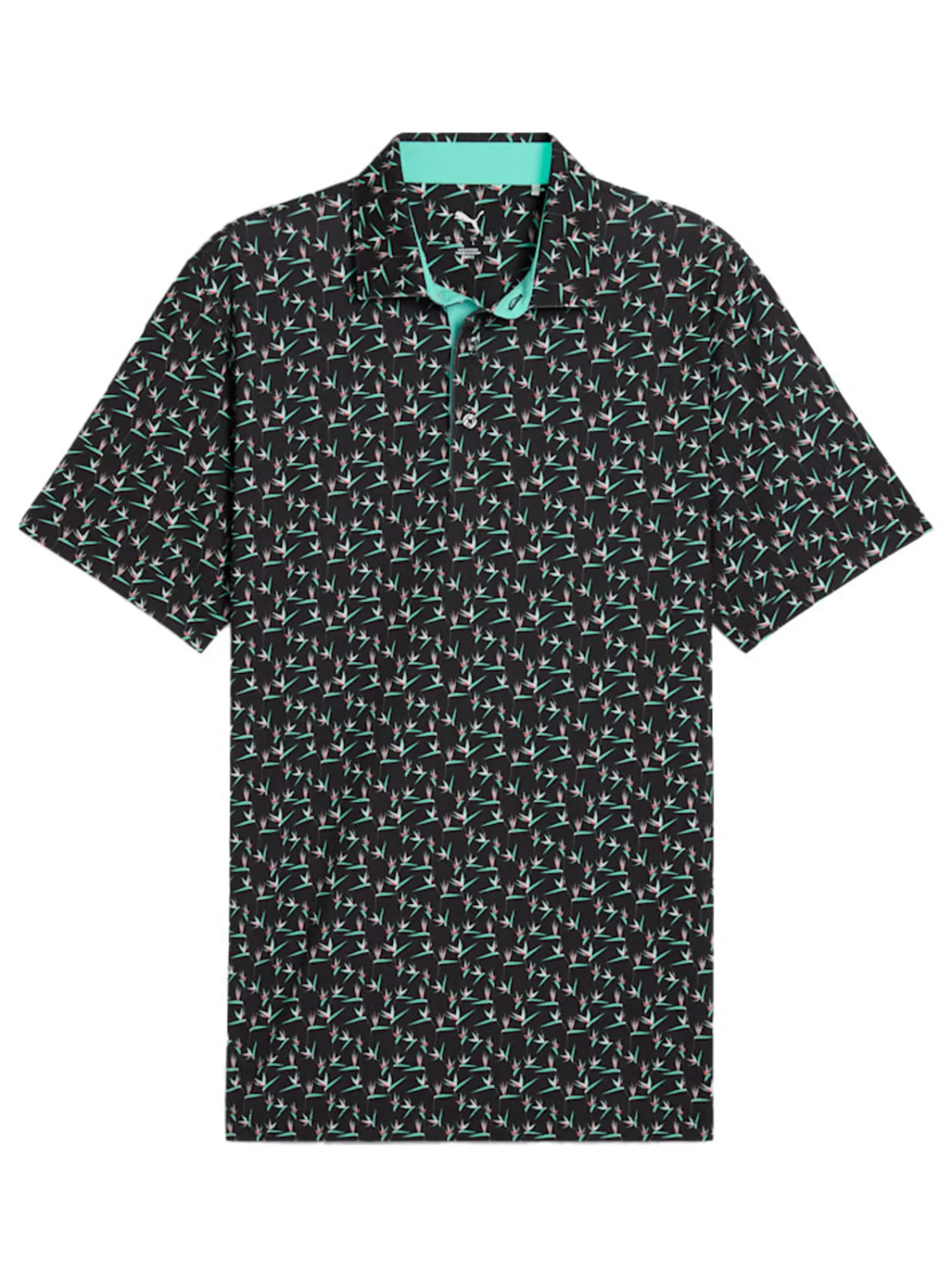 Puma Shirts|MATTR Paradise Polo - Black/Aquatic