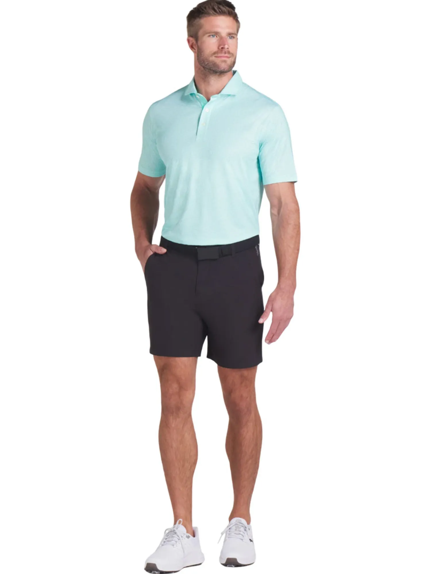 Puma Shirts|MATTR Tile Polo - Aquatic/White Glow