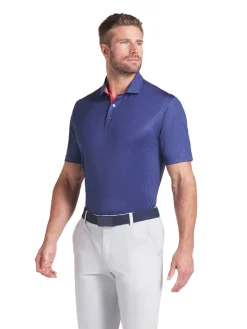 Puma Shirts|MATTR Tile Polo - Blue Crystal/Deep Navy