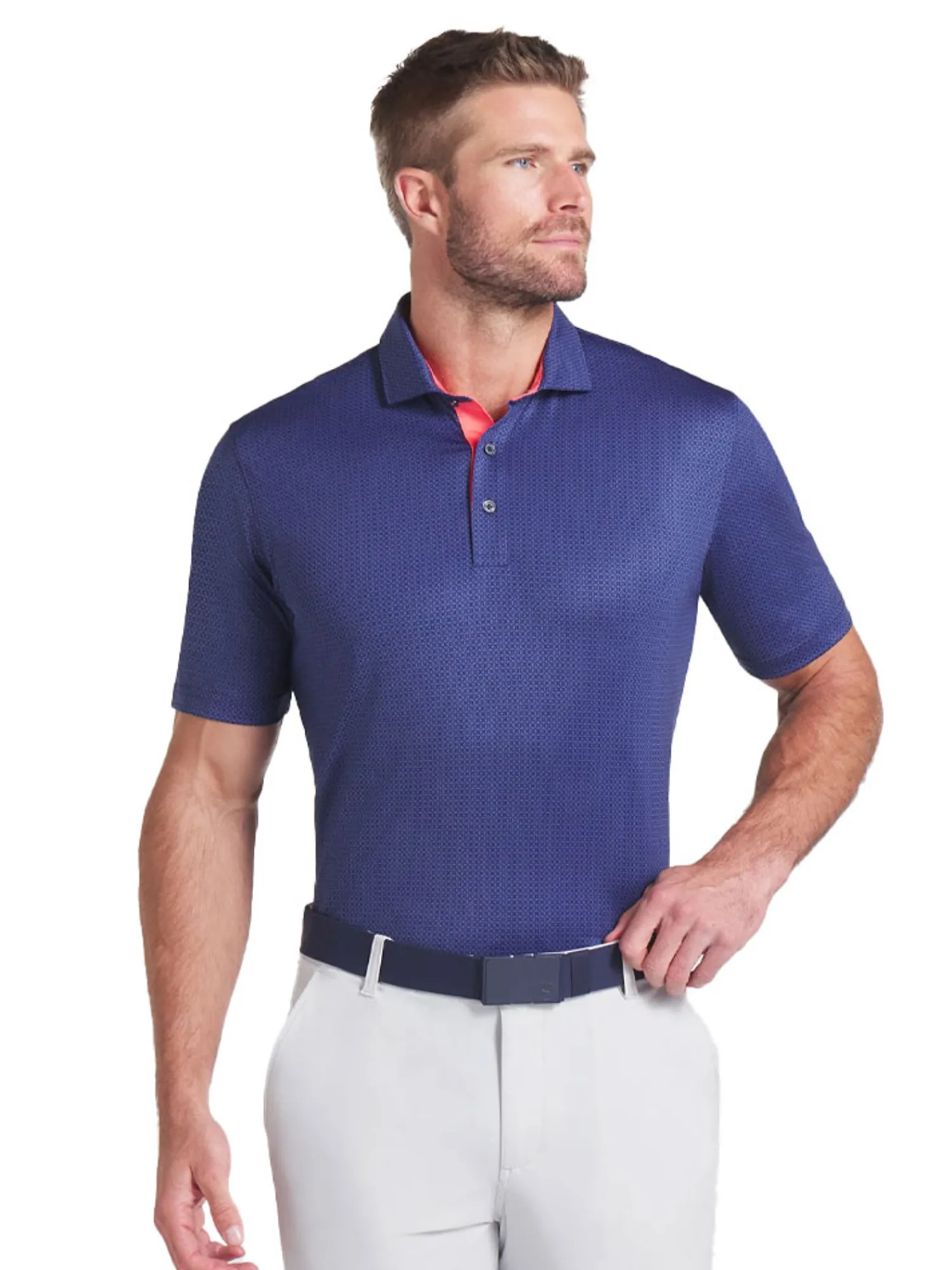 Puma Shirts|MATTR Tile Polo - Blue Crystal/Deep Navy