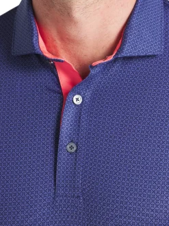 Puma Shirts|MATTR Tile Polo - Blue Crystal/Deep Navy