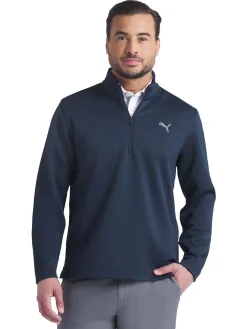 Puma Clearance Clothing|Pebble 1/4-Zip - Deep Navy
