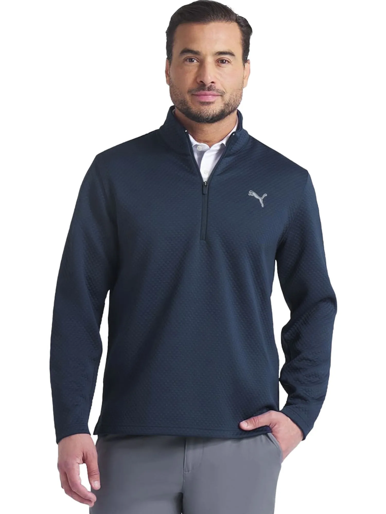 Puma Clearance Clothing|Pebble 1/4-Zip - Deep Navy
