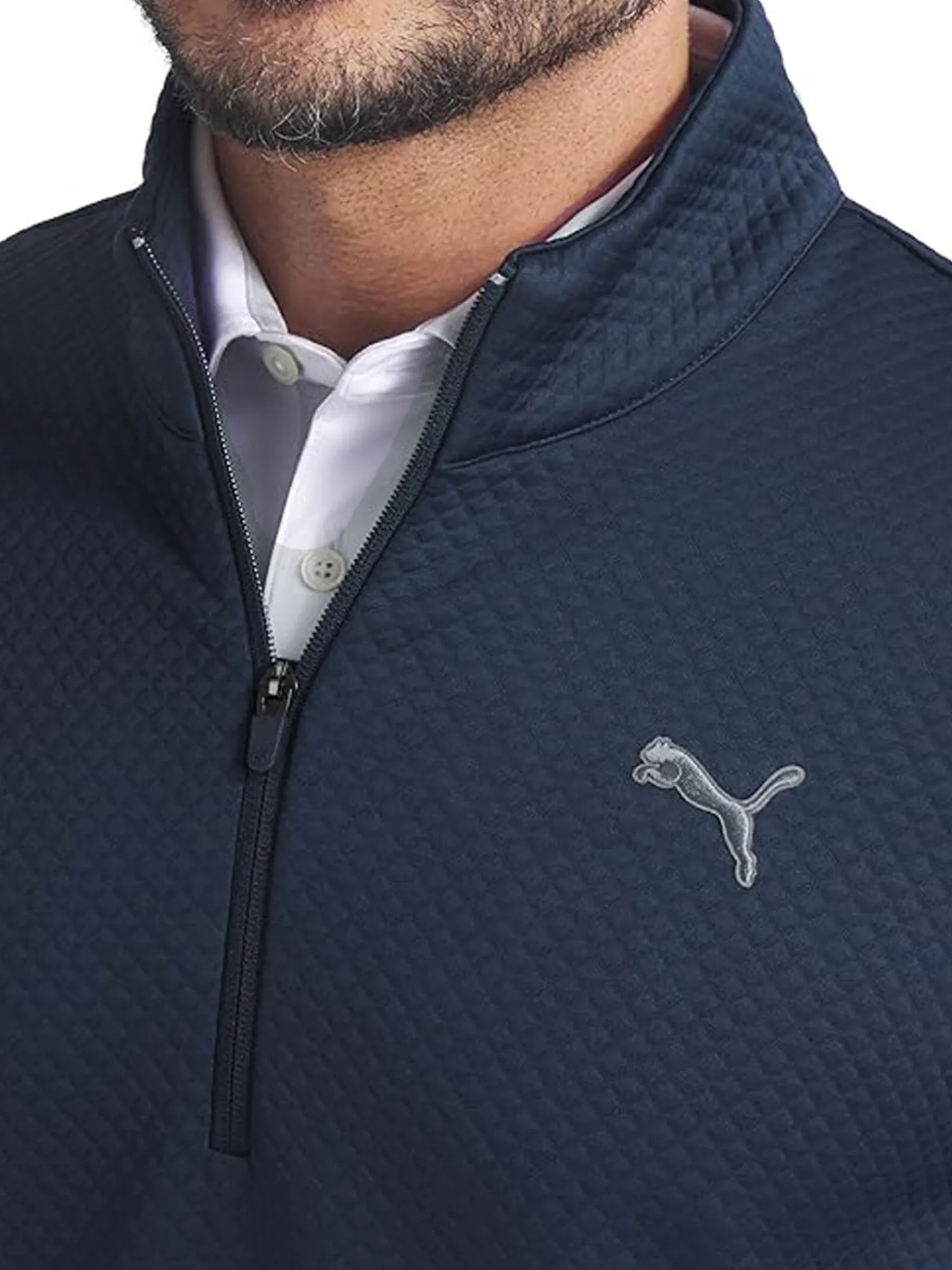 Puma Clearance Clothing|Pebble 1/4-Zip - Deep Navy