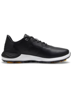 Puma Clearance Shoes|Phantomcat NITRO+ Golf Shoes - Black/ Silver/Yellow Sizzle