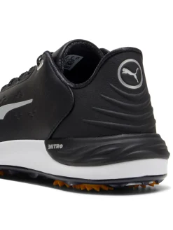 Puma Clearance Shoes|Phantomcat NITRO+ Golf Shoes - Black/ Silver/Yellow Sizzle