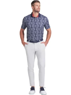 Puma Shirts|Pique Royal Polo - Deep Navy/White Glow
