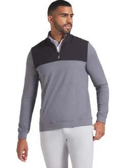Puma Jumpers|Ripguard Hybrid 1/4 Zip - Slate Sky Heather/ Black