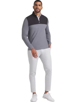 Puma Jumpers|Ripguard Hybrid 1/4 Zip - Slate Sky Heather/ Black