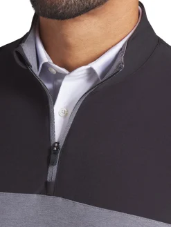 Puma Jumpers|Ripguard Hybrid 1/4 Zip - Slate Sky Heather/ Black