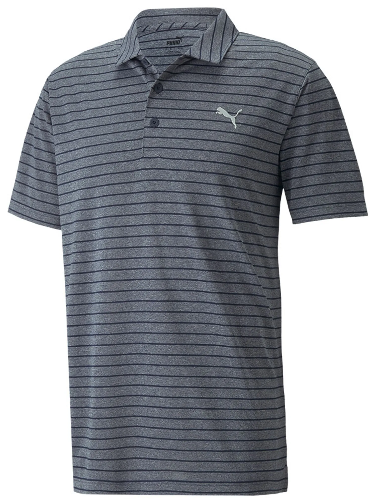 Puma Clearance Clothing|Rotation Stripe Polo - Navy Blazer