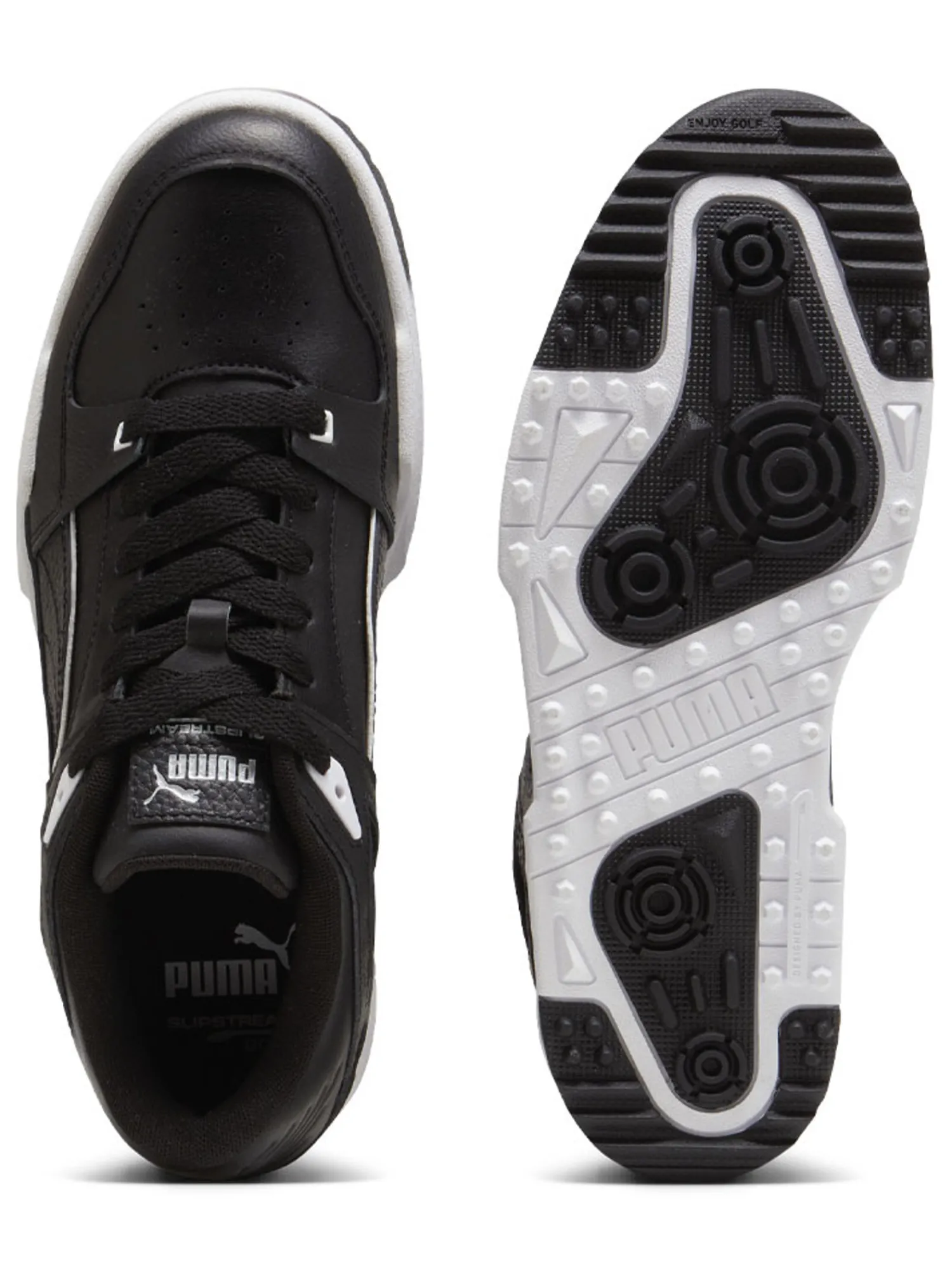 Puma Clearance Shoes|Slipstream G Golf Shoes - Black/ White