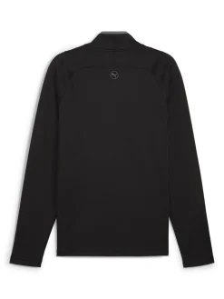 Puma Jumpers|Waffle Fleece 1/4-Zip - Black