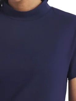 Puma Shirts|Womens Charlotte Modalon Golf Mock - Deep Navy