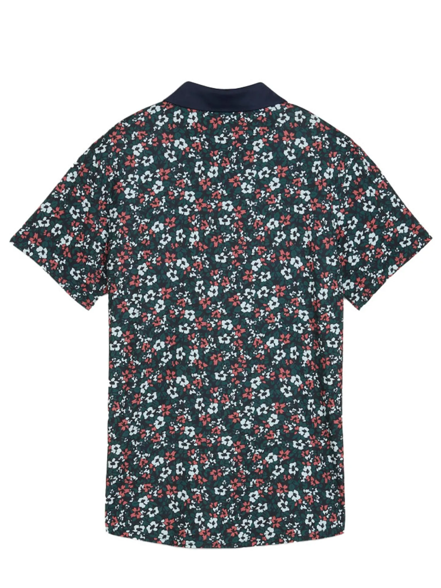 Puma Shirts|Womens Floral Burst Golf Polo - Deep Navy