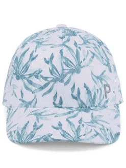 Puma Caps|Women's Graphic Ponytail P Cap - White Glow/Adriatic