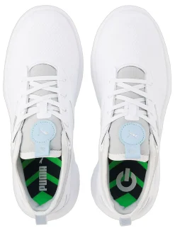 Puma Clearance Shoes|Women's IGNITE Malibu Golf Shoes - White/ Silver/Lucite