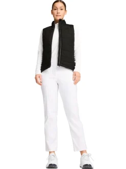 Puma Vests|Women's Kyley Quilted Vest - Black