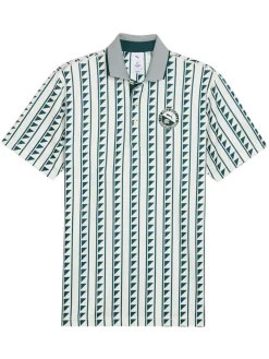 Puma Shirts|x Reigning Champ MATTR Golf Polo - Warm White/Green Terrain