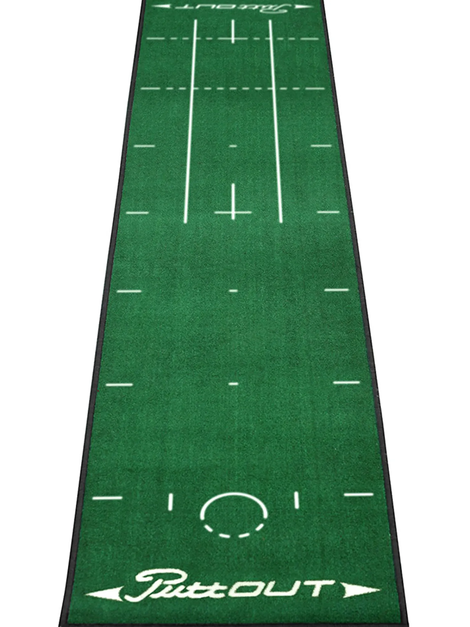PuttOUT Training Aids|Pro Golf Putting Mat Green