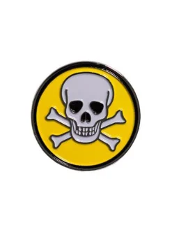 Redback Sport Ball Markers|Ball Marker - Yellow Skull