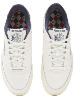 Reebok Mens Golf Shoes|Club C Golf Shoes - Chalk/Vintage Chalk/Vector Navy