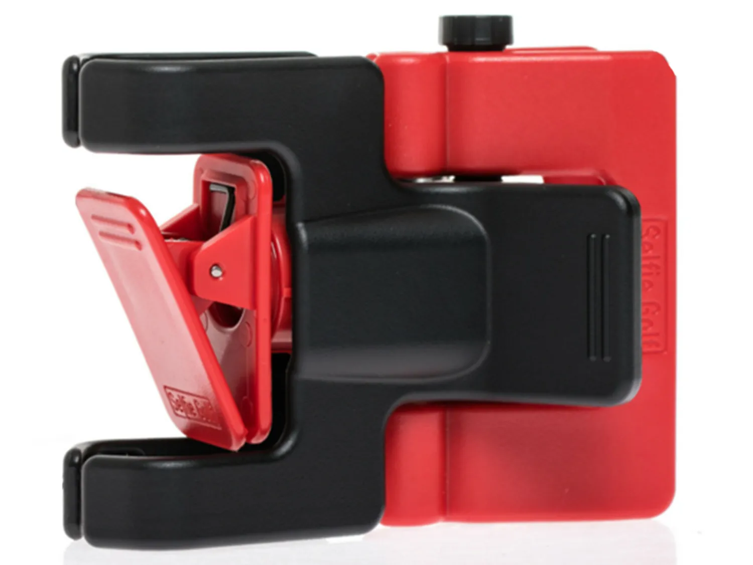 SelfieGOLF Training Aids|Mobile Phone Holder - Black/Red