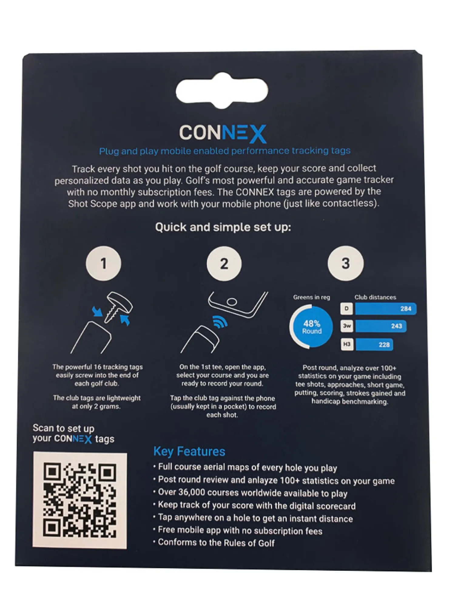 Shot Scope Game Tracking & Swing Analysers|Connex Game Tracking Tags