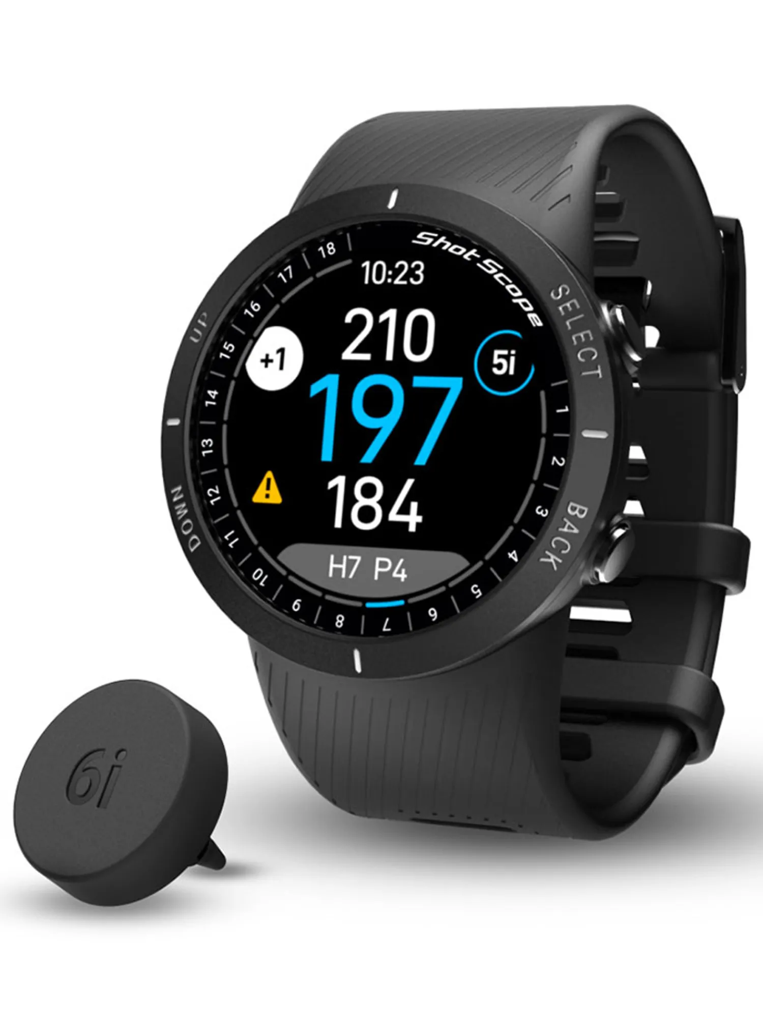 Shot Scope Gps Units|Game Tracking & Swing Analysers|V5 GPS & Shot Tacking Golf Watch - Black