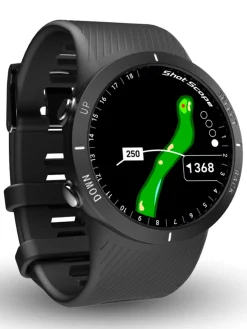 Shot Scope Gps Units|Game Tracking & Swing Analysers|V5 GPS & Shot Tacking Golf Watch - Black