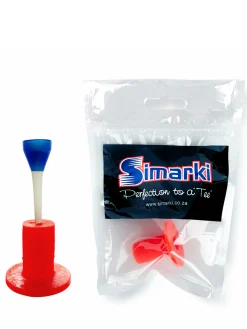 Simarki Tees|Practice Mat Tee Holder with Tee - Orange