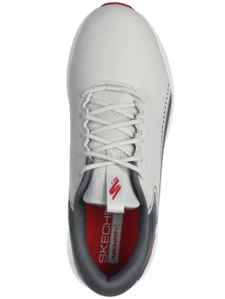 Skechers Mens Golf Shoes|GO GOLF Max 3 (Extra Wide) Golf Shoes - Grey/Red