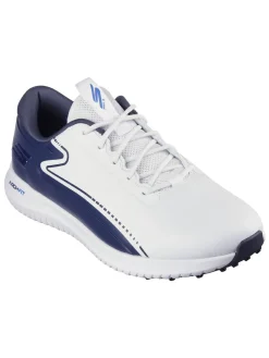 Skechers Clearance Shoes|GO GOLF Max 3 (Extra Wide) Golf Shoes - White/Navy Blue