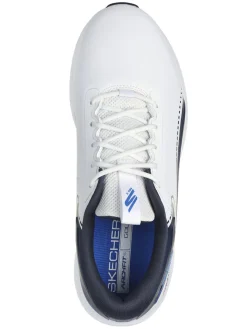 Skechers Clearance Shoes|GO GOLF Max 3 (Extra Wide) Golf Shoes - White/Navy Blue