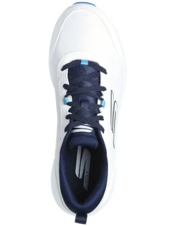 Skechers Mens Golf Shoes|Clearance Shoes|GO GOLF Max Fairway 4 (Extra Wide) Golf Shoes - White/Navy Blue